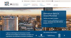 Desktop Screenshot of montrealinternational.com
