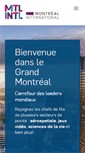 Mobile Screenshot of montrealinternational.com